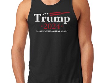 Men/'s MAGA Black T-Shirt Tank Top America Great Elections 2020 President Trump
