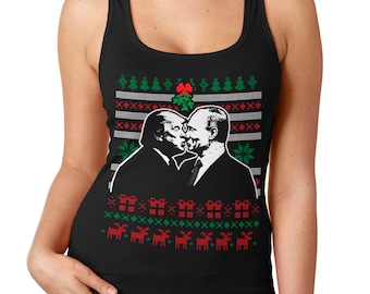 TEEPAAA Dilly Dilly Ugly Xmas Unisex Tank TEEPAAA Dilly Dilly Ugly Xmas Unisex Tank