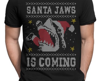 santa jaws sweater