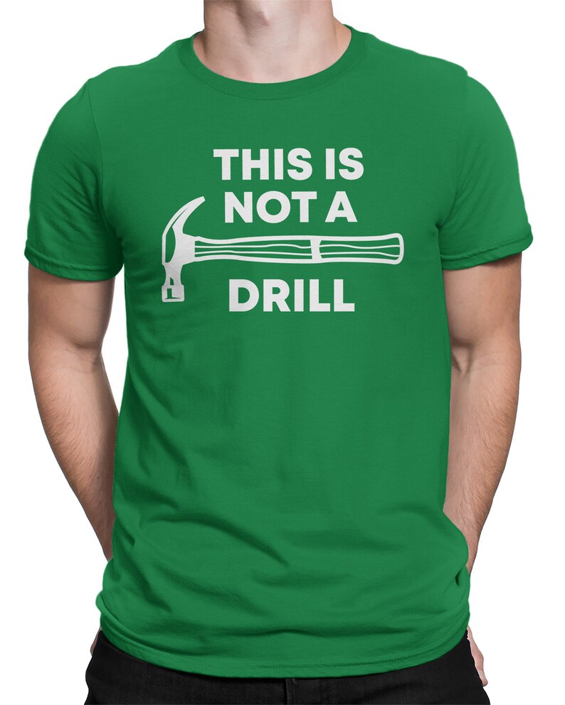 This is Not A Drill Funny Father's Day Dad Joke Graphic Etsy