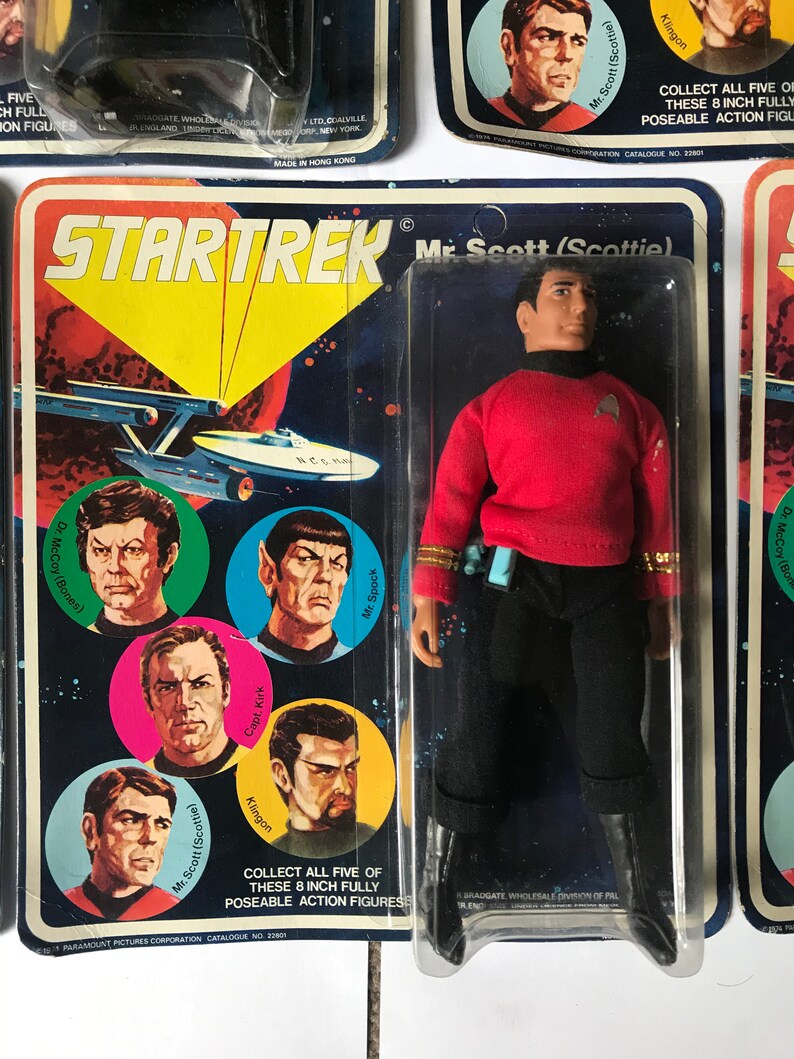 Mego Star Trek Action Figures RARE 5 face set 1974 - Il 794xN.2437349433 3mp9