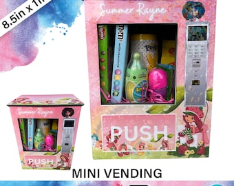 MINI Vending Machine DIY 3D Vending, Canva, svg, png, & PSD 8.5 x 11 Templates