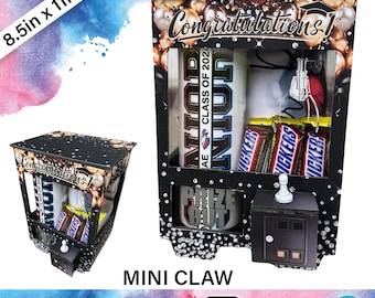 MINI Claw Vending Machine DIY 3D Vending, Canva, svg, png, & PSD 8.5 x 11 Templates