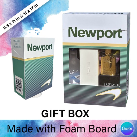 Newport Giftbox Foamboard Template, Father's Day File,