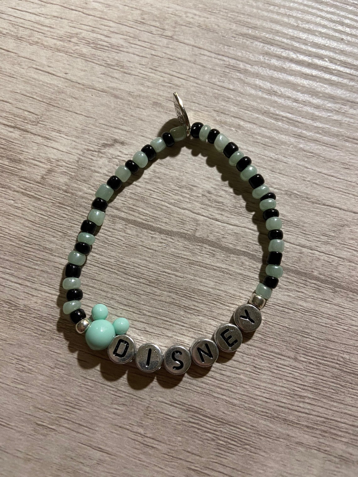 Disney Charm Custom Beaded Bracelet Etsy