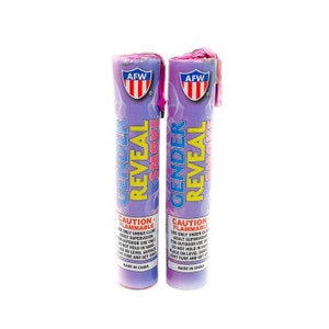 Gender Reveal Smoke Flares, 2-Pack