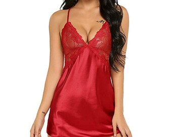 satin nightgown dress