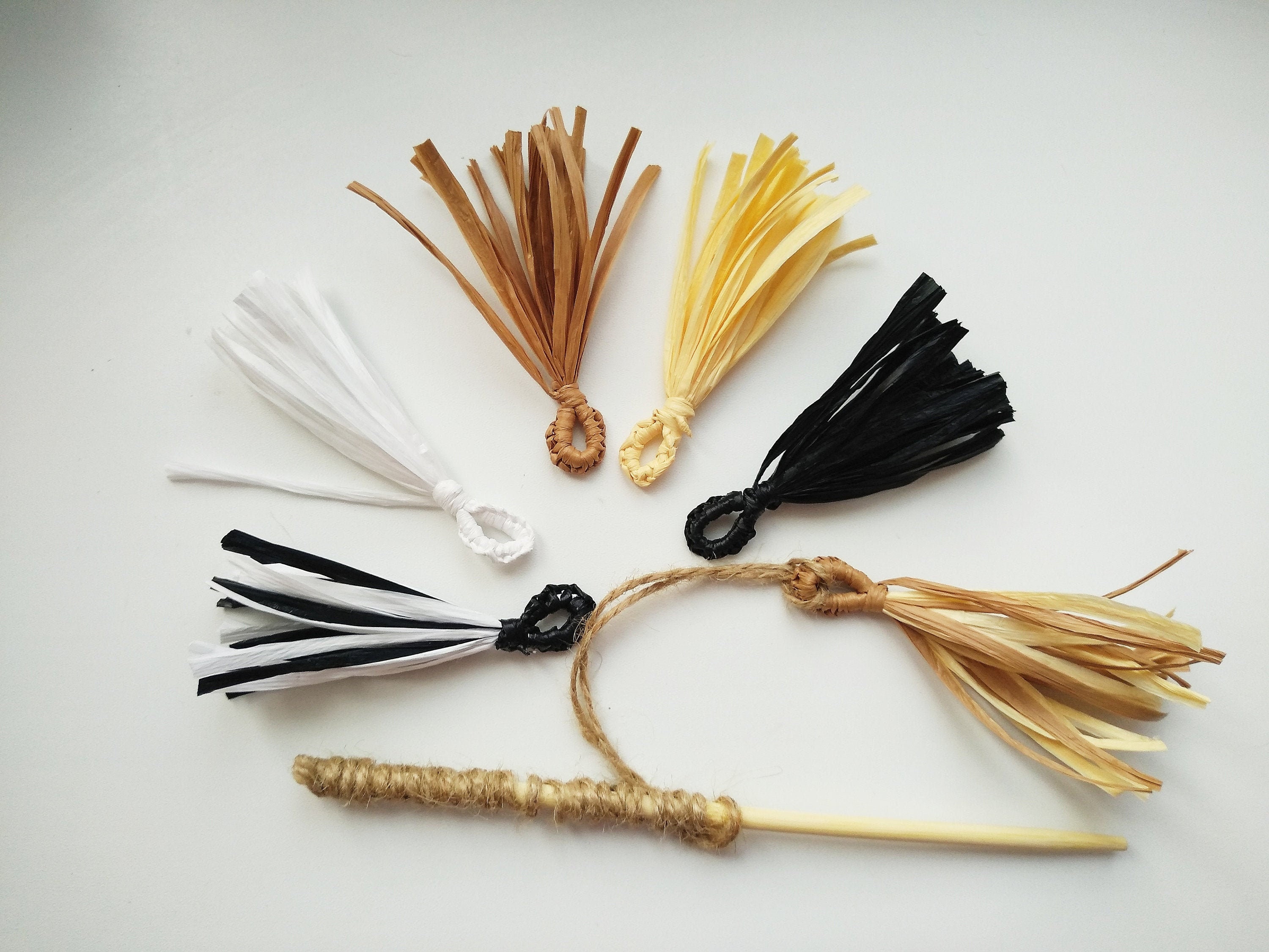 Cat Wand Interactive Kitten Toy Teaser Wand Handmade Pet Toys Etsy