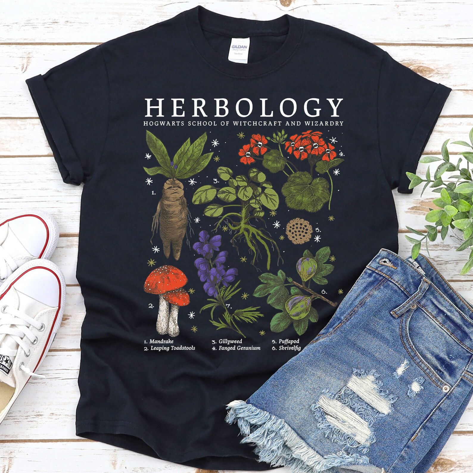 Herbology Plants Shirt Gardening Tshirt Etsy