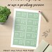Printable Loyalty Card Template Modern Rewards Card Green, Simple Stamp ...