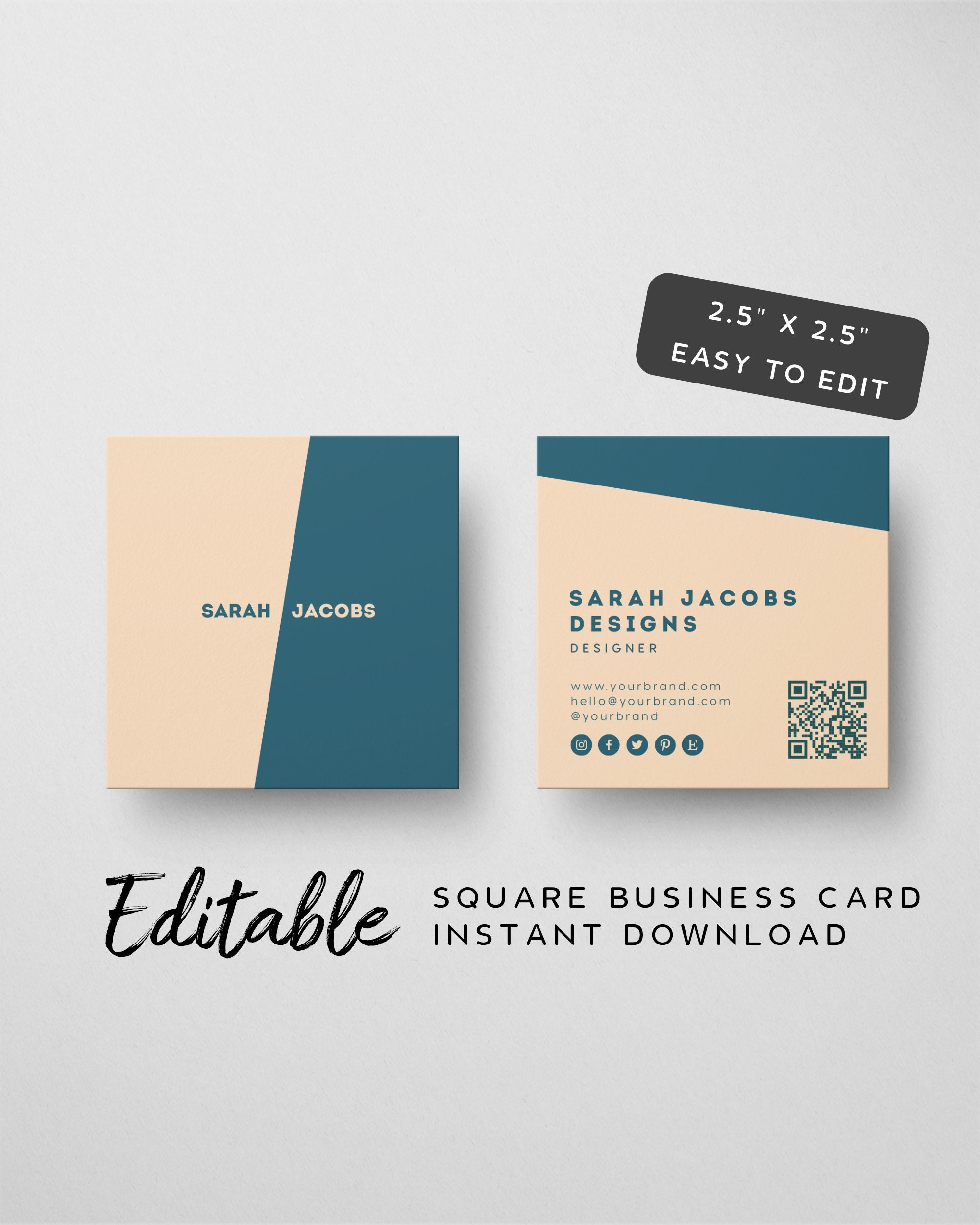 business card Color Palette