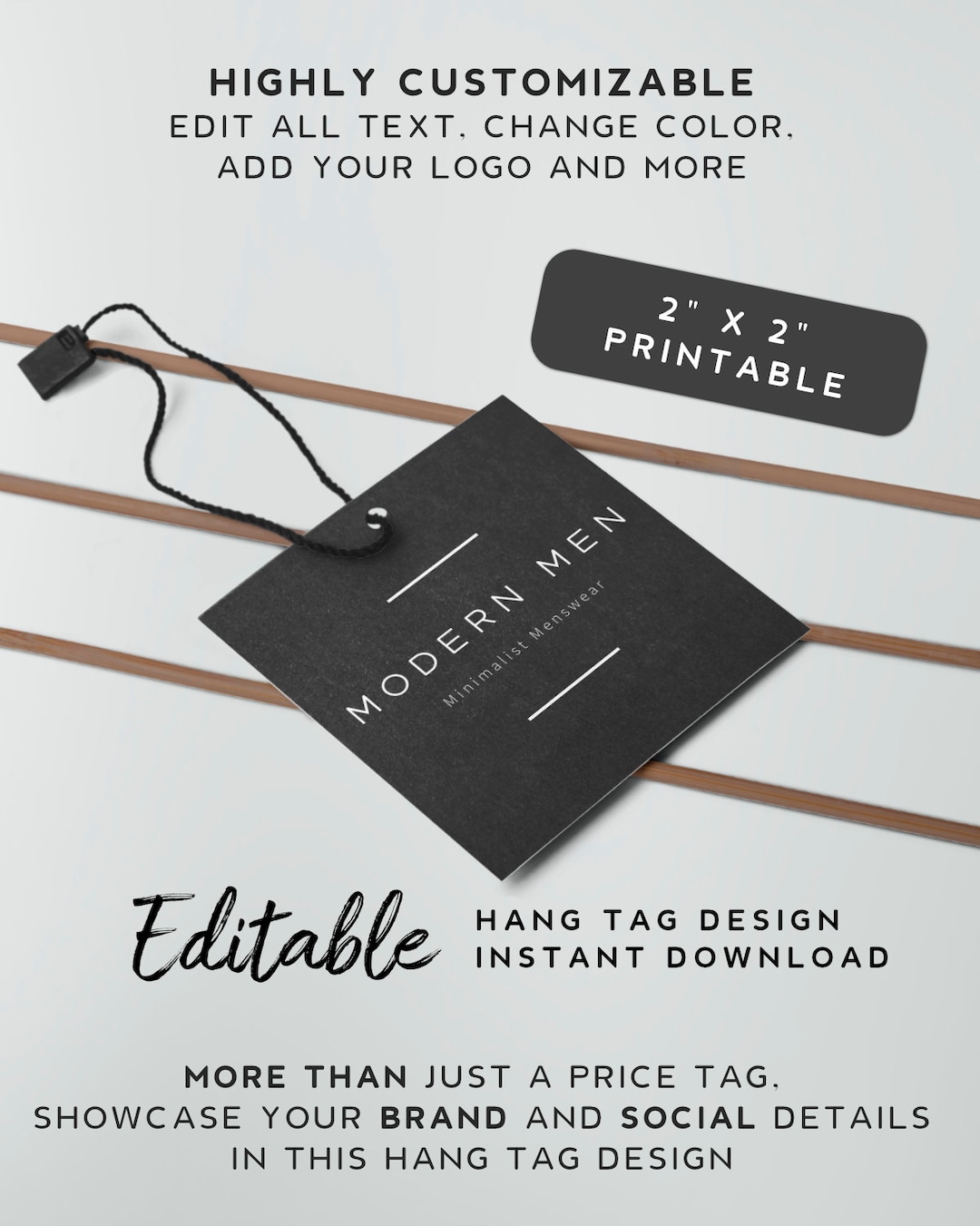 printable-black-hang-tag-template-minimalist-tag-design-diy-product-tag-template-clothing-tag-editable-diy-custom-tag-rectangle-corjl-etsy