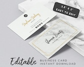 Printable Business Card Template Modern Business Card - Etsy