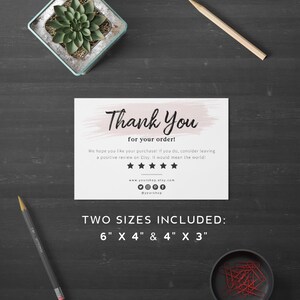 K&ouml;nnte beinhalten: Vielen Dank f&uuml;r Ihre Bestellung! Wir hoffen, dass Ihnen Ihr Kauf gef&auml;llt! Wenn ja, hinterlassen Sie doch bitte eine positive Bewertung auf Etsy. Das w&uuml;rde uns sehr viel bedeuten! www.yourshop.etsy.com @yourshop ZWEI GR&Ouml;SSEN INKLUSIVE: 15,24 cm X 10,16 cm & 10,16 cm X 7,62 cm