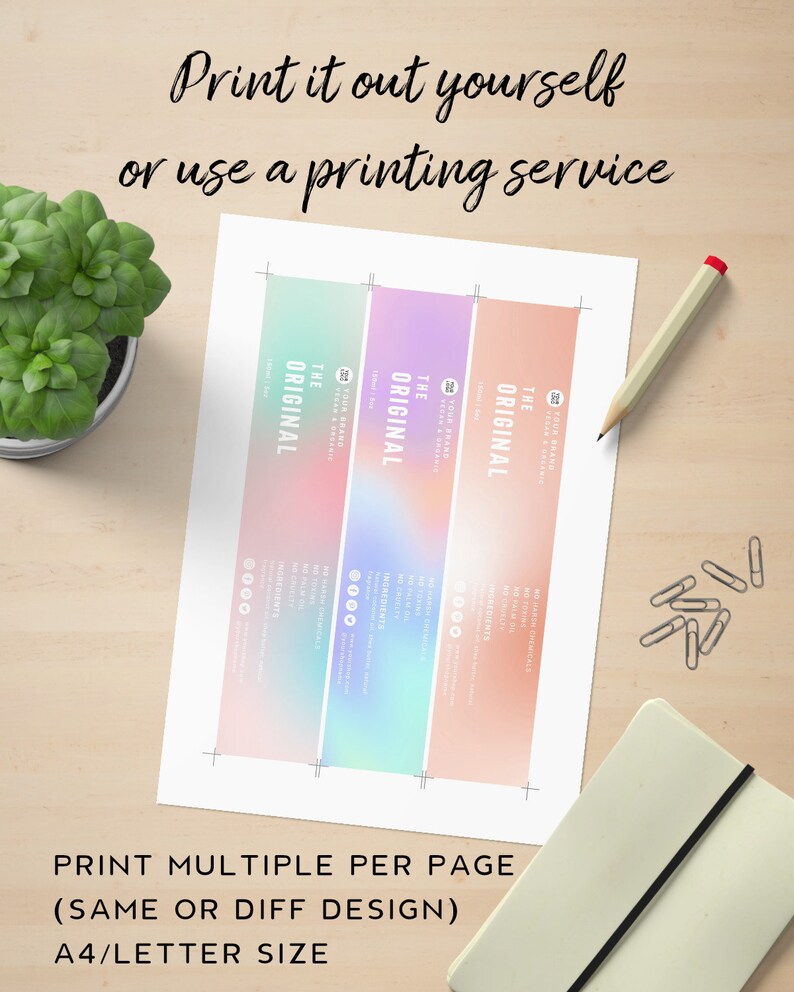 Bar Soap Label Template Printable Soap Band Packaging | Etsy