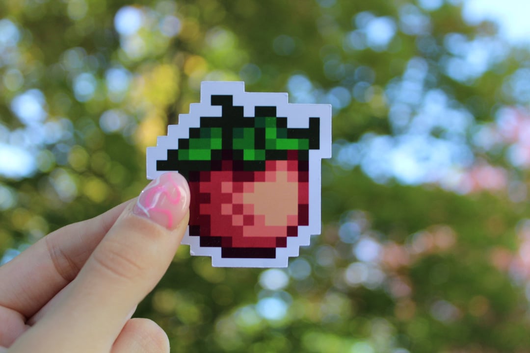 Stardew Valley Melon Fruit Sticker Glossy Vinyl Game Farm Etsy