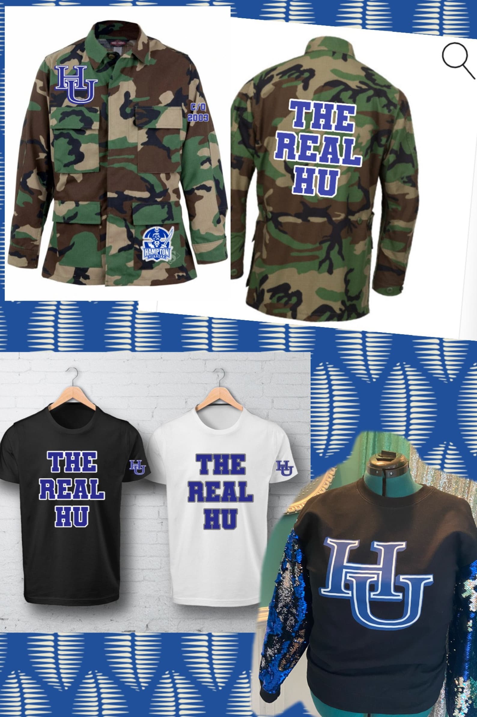 Hampton University Camo Jacket Etsy