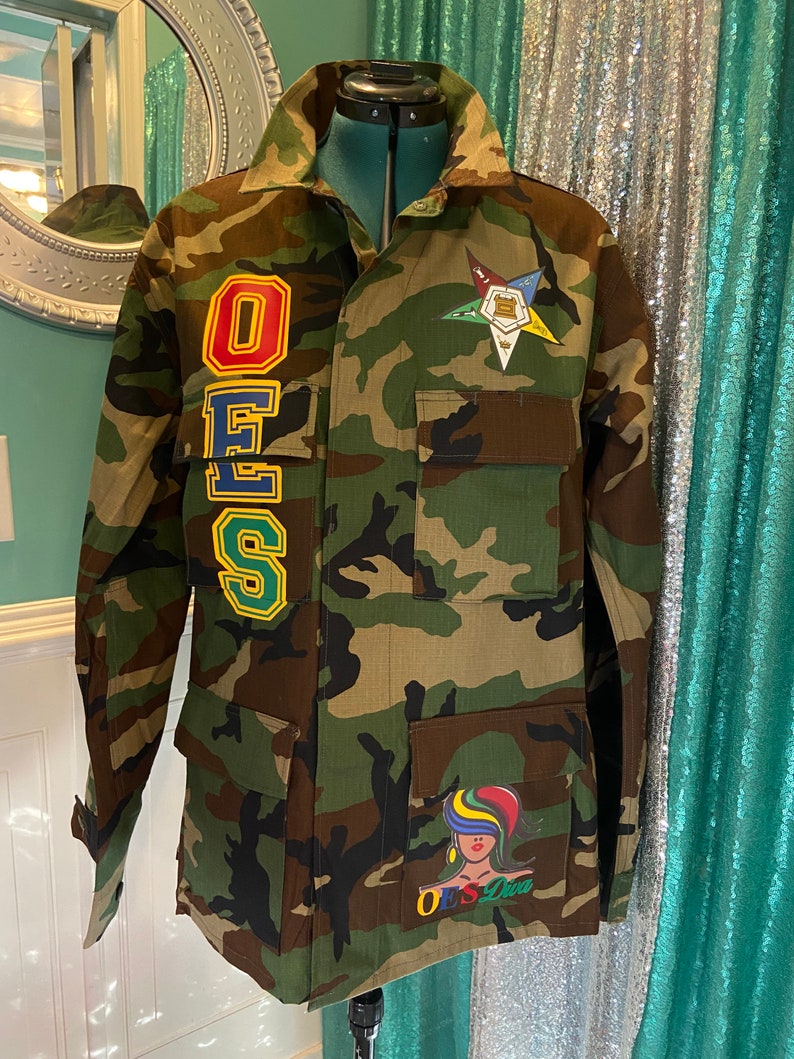 AKA DST SGR Oes Camo Greek Jacket - Etsy