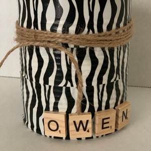 Decorative tins for organizing