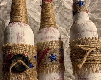 4 juli vazen decoratieve flessen