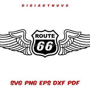 Znak Route 66 SVG, Pliki do cięcia Route 66, Route 66 Cricut SVG, Clipart Route 66, Sylwetka SVG, Natychmiastowe pobieranie Route 66