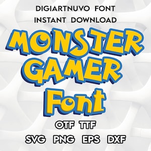 Verjaardag lettertype Svg, Kids lettertype, jongens lettertype, schattig lettertype, komische alfabet, voortplanten lettertype, lettertype voor Cricut, lettertype voor Canva, Cricut lettertype, SVG-lettertype
