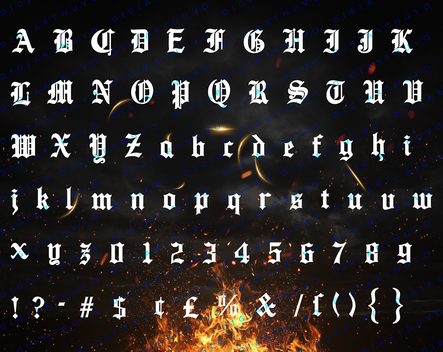 Gothic Alphabet Svg Old English Font Svg Blackletter Svg Etsy Old Images