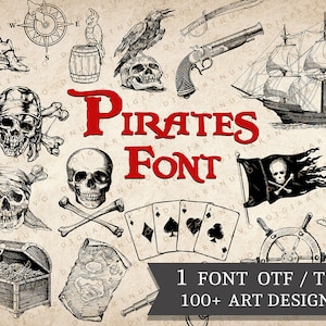 Pirates Font SVG, Cricut Font SVG, Movie Font SVG, Kids Font svg, Script Font, Fonts svg, Cricut Font, Silhouette Font svg, Font download