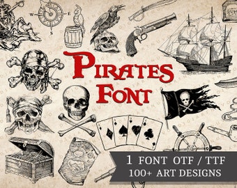 Pirates Font SVG, Cricut Font SVG, Movie Font SVG, Kids Font svg, Script Font, Fonts svg, Cricut Font, Silhouette Font svg, Font download