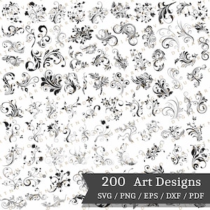Wedding Dividers, Design Elements Svg, Ornaments Svg, Text Divider Svg, Decorative Png, Design Elements Png, Flourishes Svg