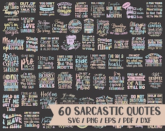 Sarcastic Svg Bundle, Funny Quotes Svg, Sarcastic Svg Files, Funny Saying Svg, Coffee Mug Svg, Trendy Shirt Svg, Tote Bag Svg, Sayings Svg