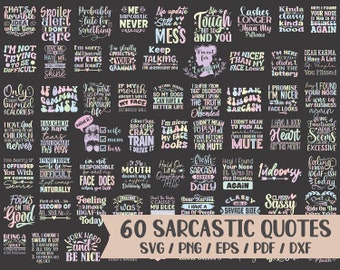 Sarcastic Svg Bundle, Funny Quotes Svg, Sarcastic Svg Files, Funny Saying Svg, Coffee Mug Svg, Trendy Shirt Svg, Tote Bag Svg, Sayings Svg