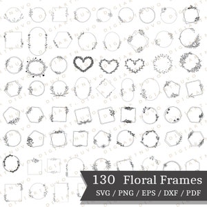 Molduras Svg, Svg de Casamento, Elementos de Design Svg, Ornamentos Svg, Borda de Moldura Svg, Png Decorativo, Elementos de Design Png, Floresce Svg