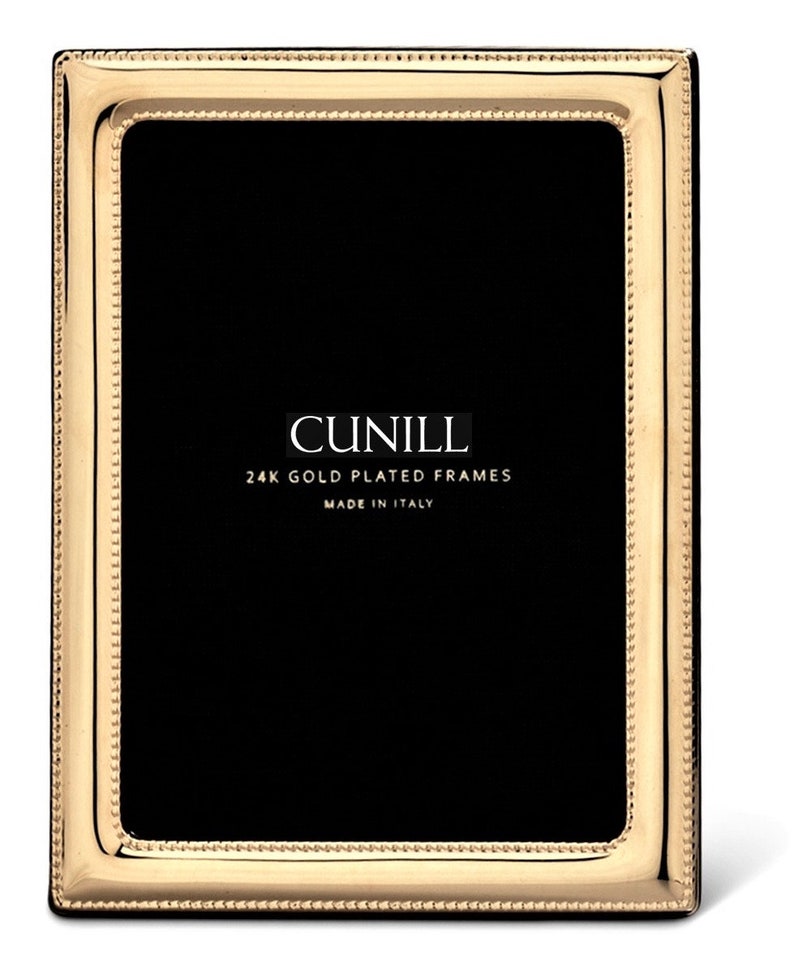 4x6 Engravable Gold Plated Picture Frame Cunill Etsy