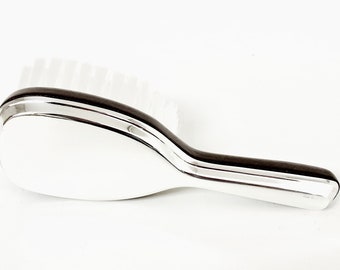 Engravable Sterling Silver Baby Brush