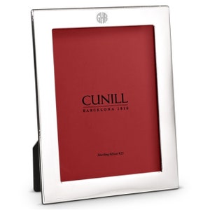 5x7 Engravable Sterling Silver Picture Frame, Cunill 'Tiffany' image 4