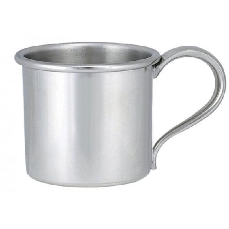 Engravable /'Pannikin/' Pewter Baby Cup