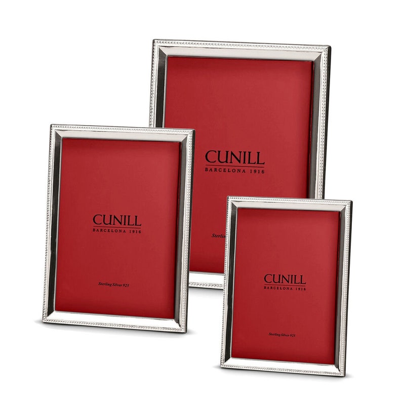 5x7 Engravable Sterling Silver Picture Frame Cunill Etsy