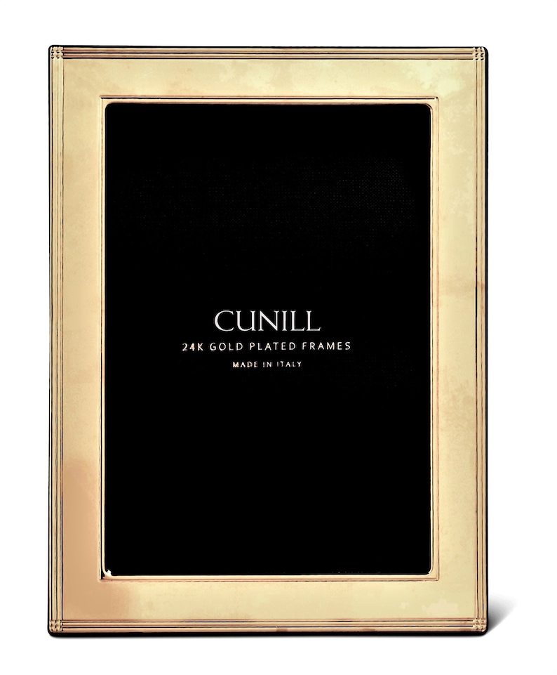4x6 Engravable Gold Plated Picture Frame Cunill Etsy