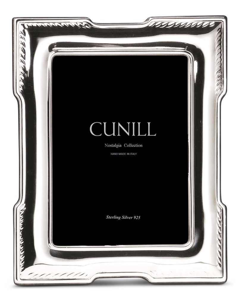 8x10 Engravable Sterling Silver Picture Frame Nostalgia Etsy