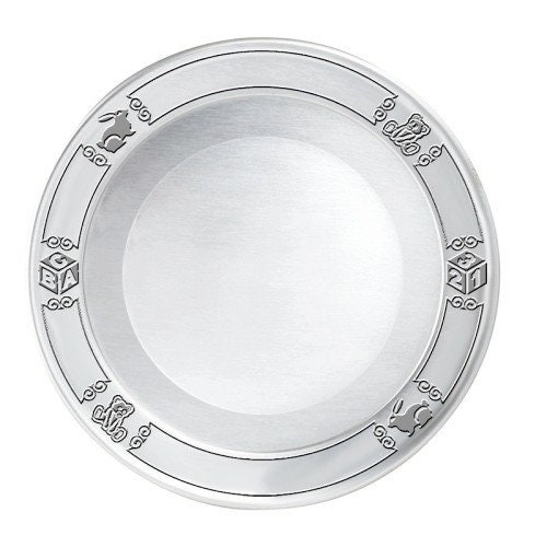 Pewter baby plates best sale personalized