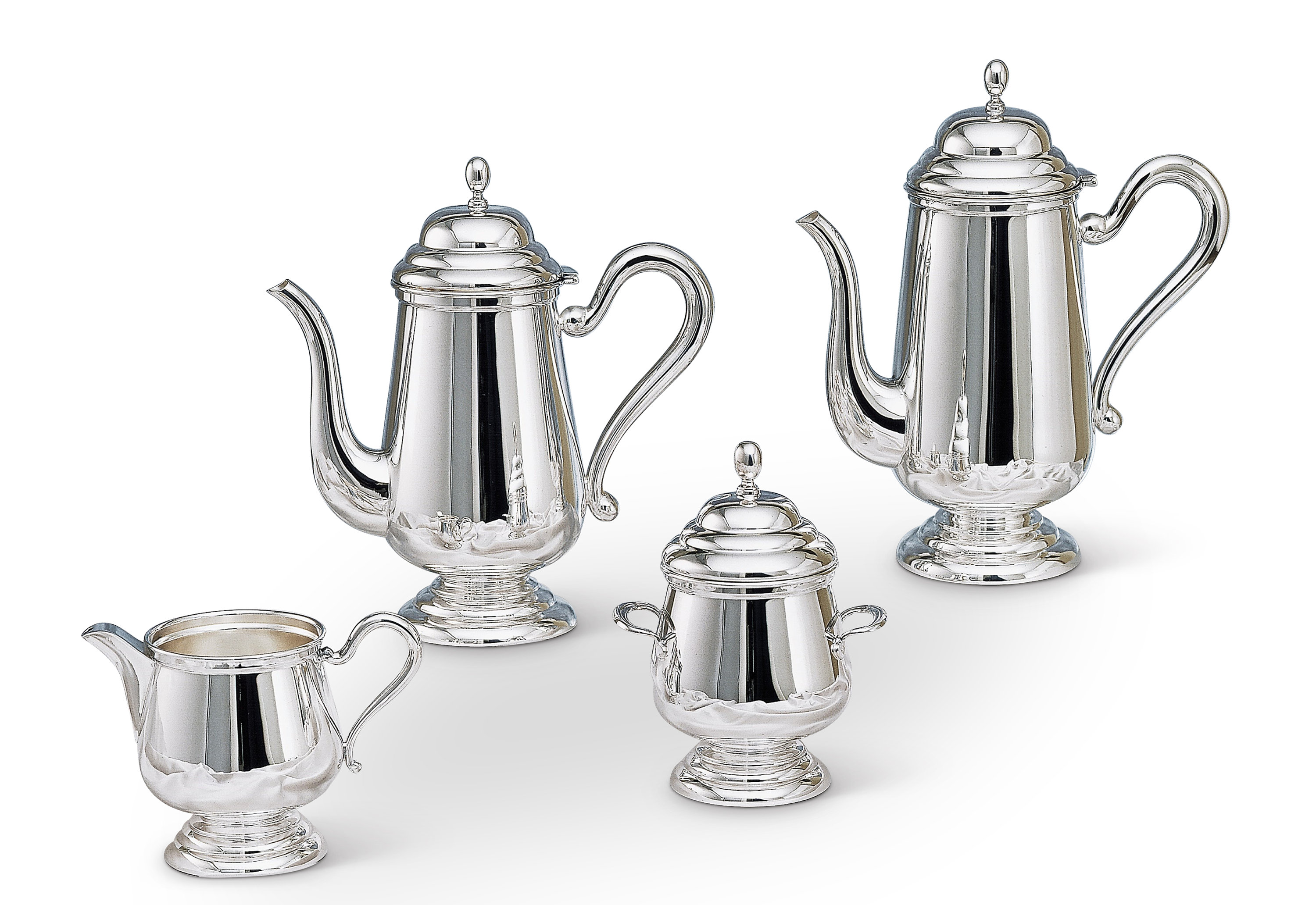 Sterling silver coffee shop and tea service set