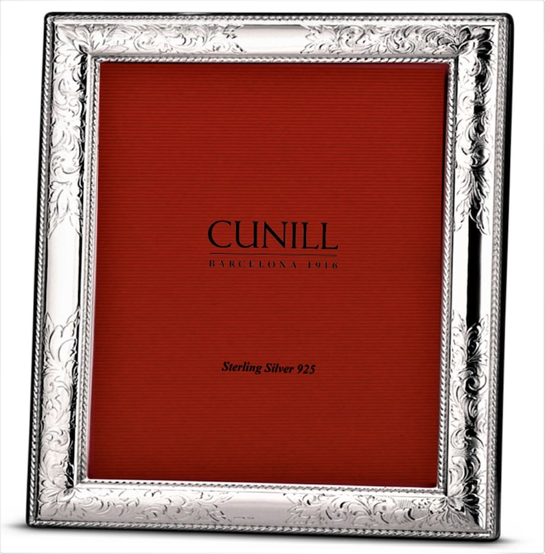 5x5 Engravable Sterling Silver Picture Frame, Cunill 'vintage' Etsy
