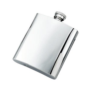 Engravable Stainless Steel 8 oz Flask