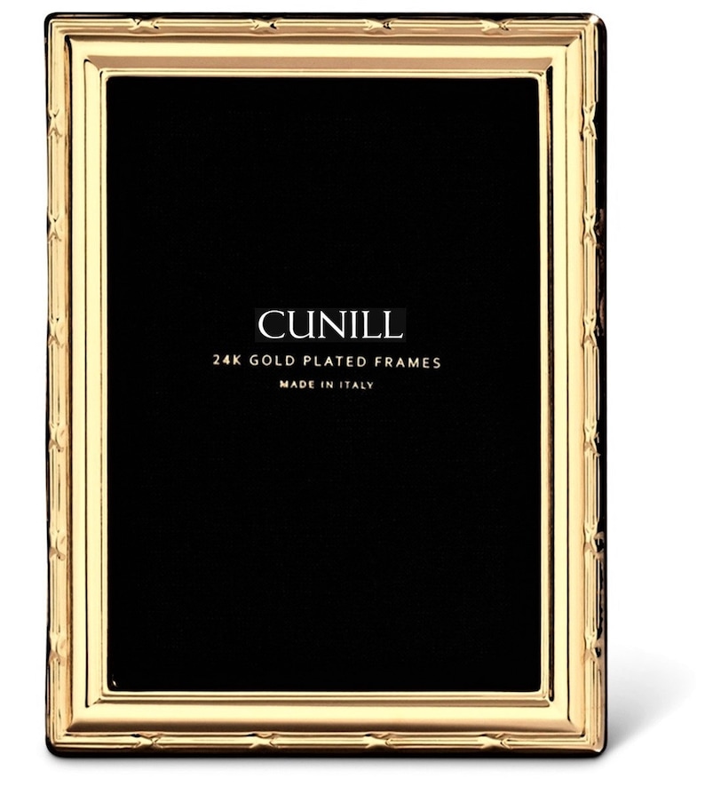 4x6 Gold Plated Picture Frame Cunill 'ribbon' Etsy
