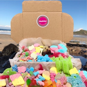 Huge Vegan Sweets Box 1.5 kg in Eco Friendly Packaging by Rubydoobys - ideal Veganuary treat