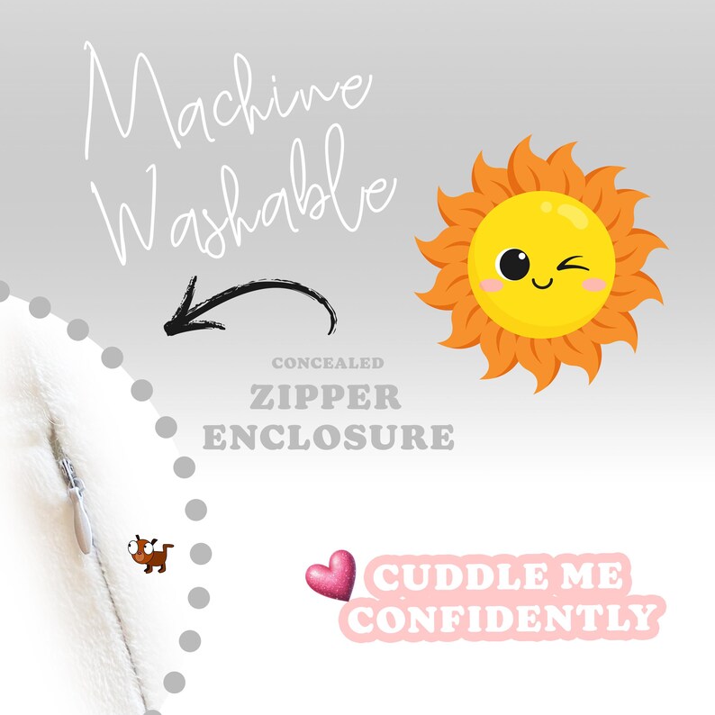 Machine washable in cold water. Stays fresh and long-lasting.