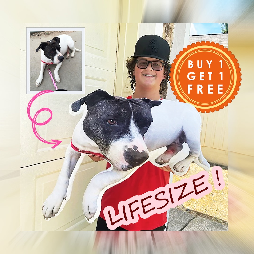 Soft Custom Pet Photo Pillow for Home Decor