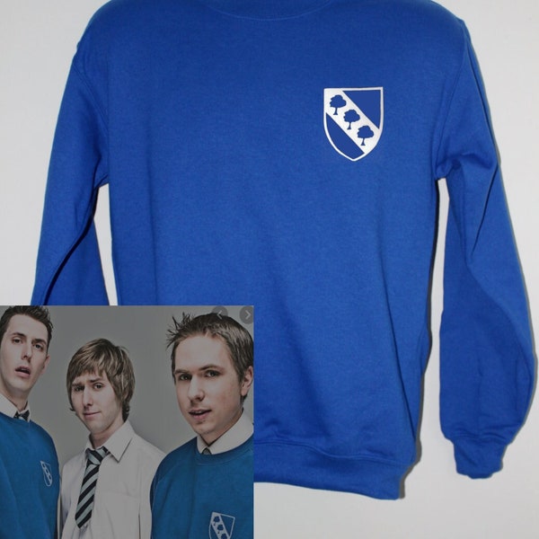 The inbetweeners school sweatshirt / jumper / t-shirt fancy dress costume ideas idea