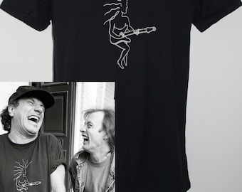 T-shirt design worn by ac/dc Brian Johnson